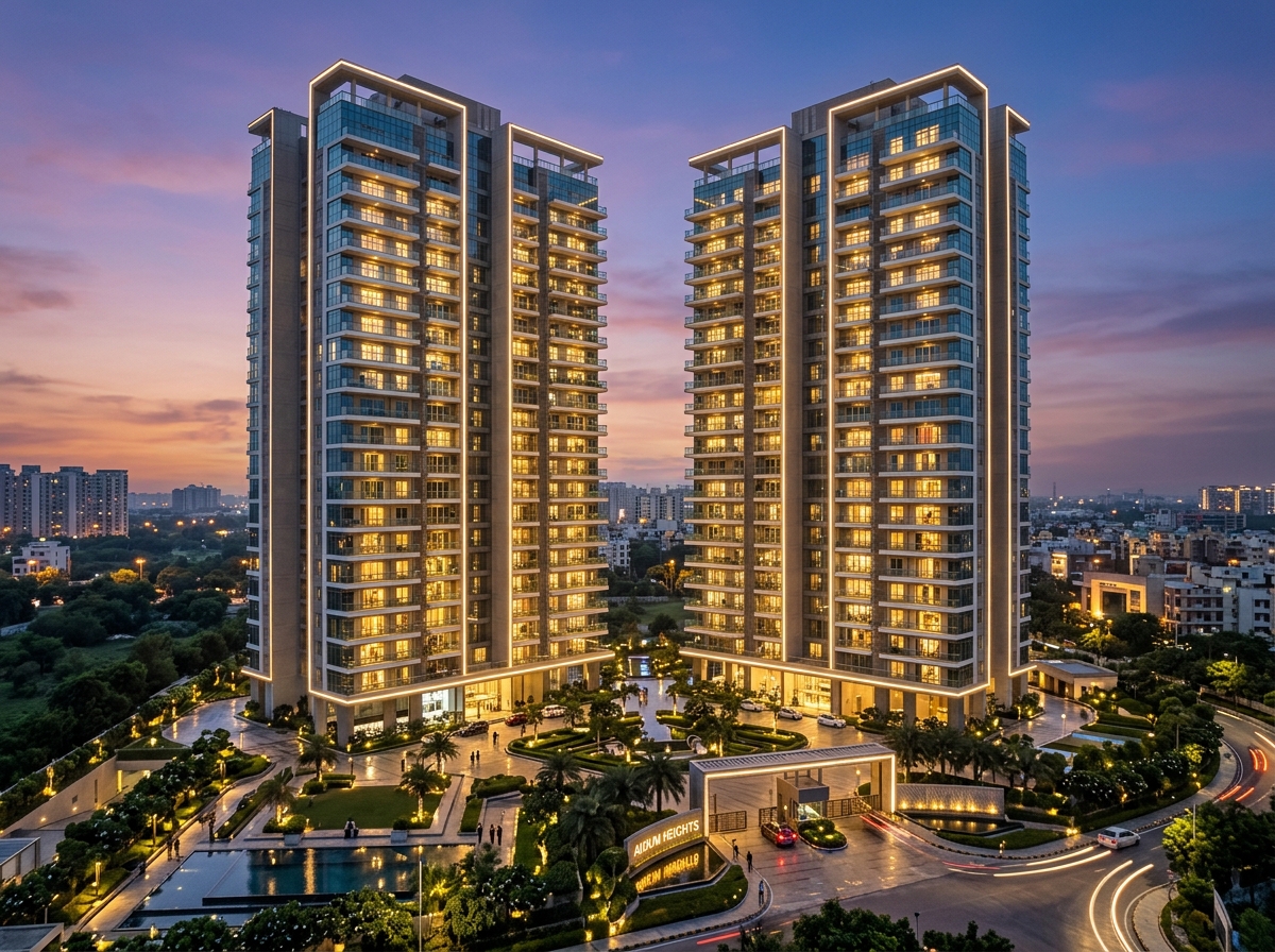 Aurum Heights luxury residential skyscrapers in Sector 150 Noida